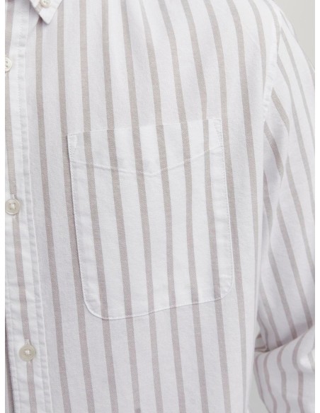 CAMISA DE MANGA LARGA JJEOXFORD Crockery/Beige