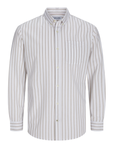 CAMISA DE MANGA LARGA JJEOXFORD Crockery/Beige
