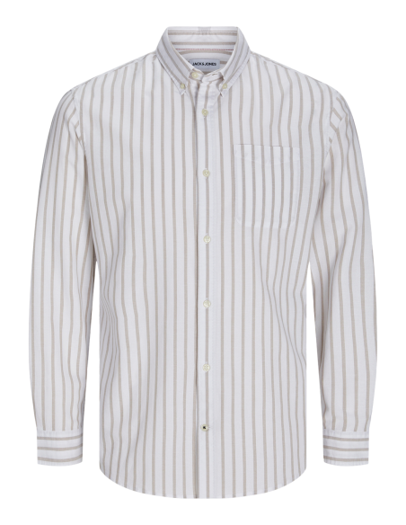 CAMISA DE MANGA LARGA JJEOXFORD Crockery/Beige