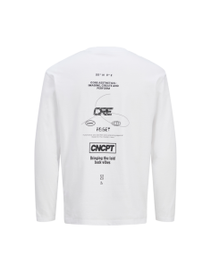 CAMISETA JCORESET TEE LS CREW NECK GC WHITE/BLANCA 2