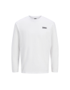 CAMISETA JCORESET TEE LS CREW NECK GC WHITE/BLANCA