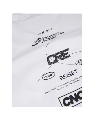 CAMISETA JCORESET TEE LS CREW NECK GC WHITE/BLANCA