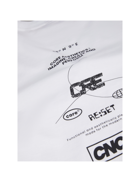 CAMISETA JCORESET TEE LS CREW NECK GC WHITE/BLANCA
