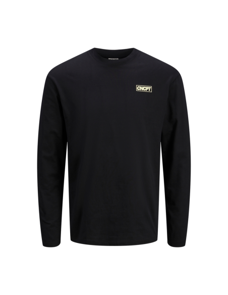 CAMISETA JCORESET TEE LS CREW NECK GC Black/Negra