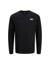 CAMISETA JCORESET TEE LS CREW NECK GC Black/Negra