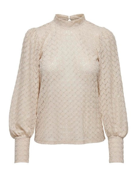 TOP ENCAJES JDYAVERY Sandshell/Beige