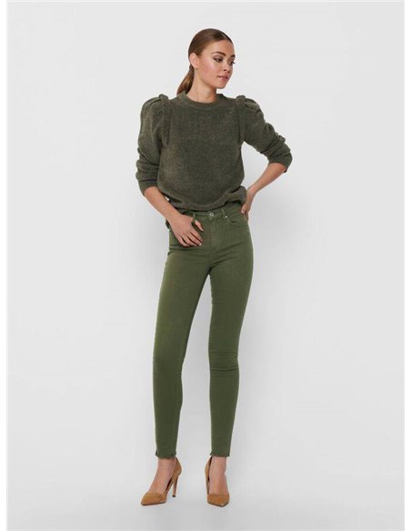 JERSEY DE PUNTO ONLSUNFLOWER Covert Green/Kaki