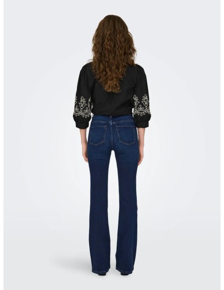 PANTALÓN VAQUERO JDYLONDON HW FLARED JEANS DNM DB