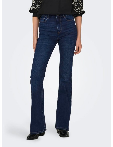 PANTALÓN VAQUERO JDYLONDON HW FLARED JEANS DNM DB