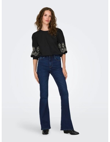 PANTALÓN VAQUERO JDYLONDON HW FLARED JEANS DNM DB