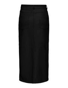 Falda ONLRIMA FAUX LEATHER LONG SKIRT OTW Black/Negro 2