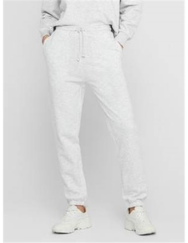 PANTALÓN DE CHÁNDAL JDYPARIS White Melange/Gris Claro