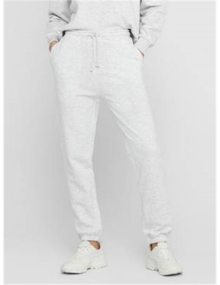 PANTALÓN DE CHÁNDAL JDYPARIS White Melange/Gris Claro