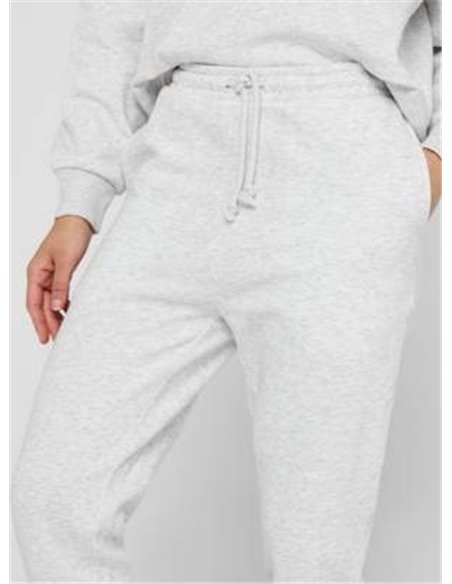 PANTALÓN DE CHÁNDAL JDYPARIS White Melange/Gris Claro