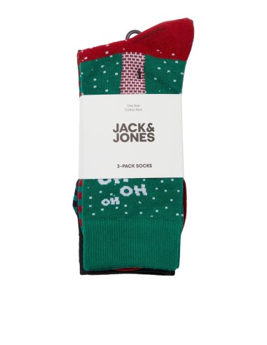 CALCETINES JACCLIMBING SANTA SOCKS 3 PACK Scarlet Sage/Pack Sky captai