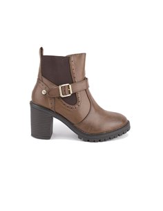 BOTIN COMBINADO ELÁSTICO TAUPE XTI