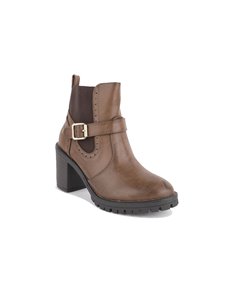BOTIN COMBINADO ELÁSTICO TAUPE XTI 2
