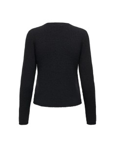 JERSEY JDYANNIE LIFE L/S O-NECK RIB PULLOVE KNT Black 2
