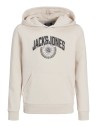 SUDADERA NIÑO JJKAM VARSITY BRANDING SWEAT HOOD JNR Moonbeam/Beige