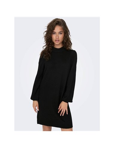 VESTIDO DE PUNTO JDYRUE Black/Negro
