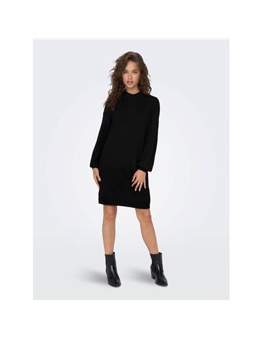 VESTIDO DE PUNTO JDYRUE Black/Negro