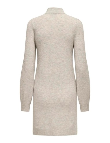 VESTIDO DE PUNTO JDYRUE LIFE L/S HIGH NECK DRESS KNT NOOS Chateau Gray