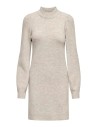 VESTIDO DE PUNTO JDYRUE LIFE L/S HIGH NECK DRESS KNT NOOS Chateau Gray