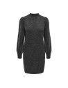 VESTIDO DE PUNTO JDYRUE LIFE L/S HIGH NECK DRESS KNT NOOS Dark Grey