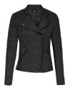 CAZADORA ONLAVA FAUX LEATHER BIKER OTW NOOS Black