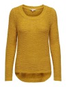 JERSEY DE PUNTO ONLGEENA XO L/S PULLOVER KNT NOOS Golden Spice