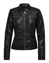 CHAQUETA BIKER POLIPIEL onlBANDIT Black/Negro