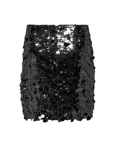 FALDAS ONLJADEL SEQUINS SKIRT WVN Black W BLACK SEQUINS