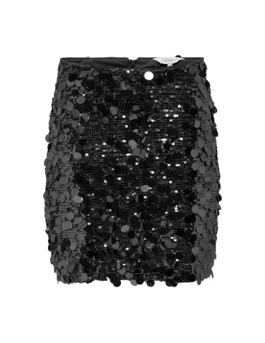 FALDAS ONLJADEL SEQUINS SKIRT WVN Black W BLACK SEQUINS