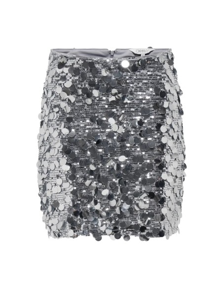 FALDAS ONLJADEL SEQUINS SKIRT WVN Silver W SILVER SEQUINS