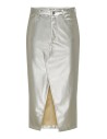 FALDA ONLLOLA-ELYNA HW METAL LONG SKIRT PNT  Silver