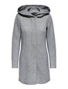 ABRIGO CON CAPUCHA onlSEDONA Light Grey/Gris claro