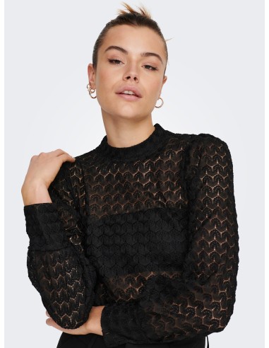 TOP ENCAJES JDYAVERY Black/Negro