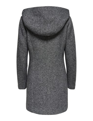 ABRIGO CON CAPUCHA ONLSEDONA LIGHT COAT OTW NOOS Dark Grey Melange