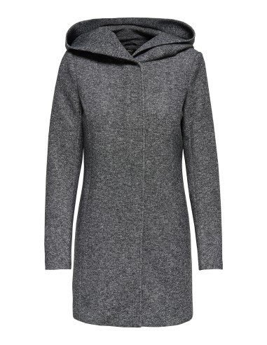 ABRIGO CON CAPUCHA ONLSEDONA LIGHT COAT OTW NOOS Dark Grey Melange