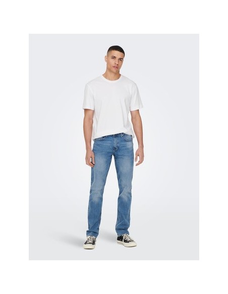 CAMISETA BÁSICA ONSMAX LIFE SS STITCH TEE NOOS White/Blanco