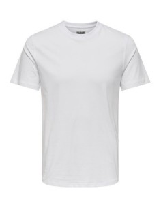 CAMISETA BÁSICA ONSMAX LIFE SS STITCH TEE NOOS White/Blanco