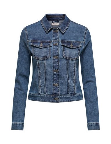 CHAQUETA VAQUERA JDYMOON L/S JACKET DNM MIX Dark Blue Denim