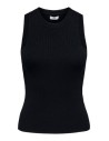 JDYAYA TANK TOP KNT NOOS Black/Negro