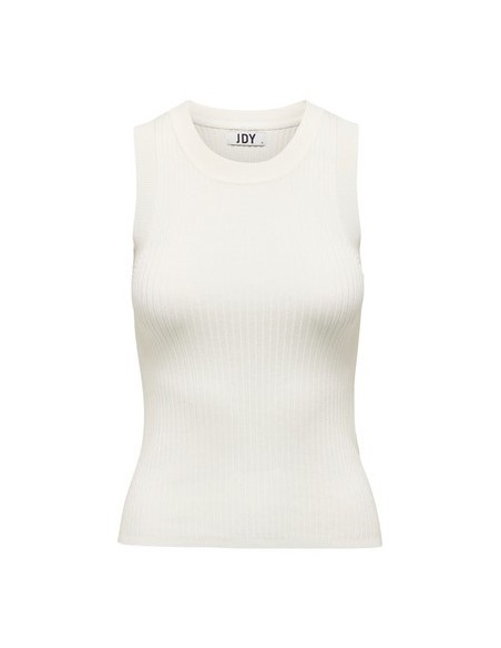 JDYAYA TANK TOP KNT NOOS Cloud Dancer/Blanco