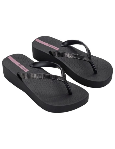 CHANCLA IPANEMA MESH X PLAT FEM Negro