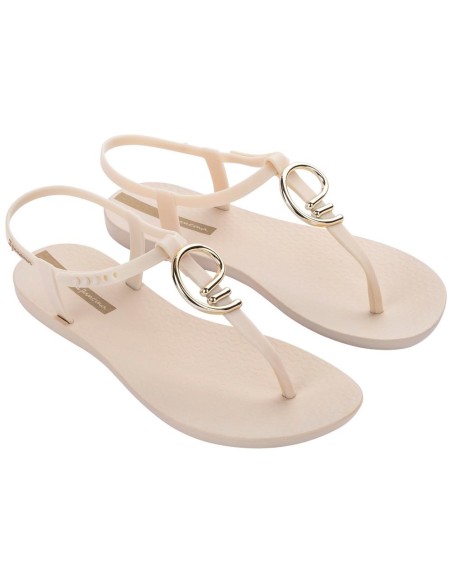 CHANCLA IPANEMA CLASS STYLISH SANDAL FEM Beige Dorado