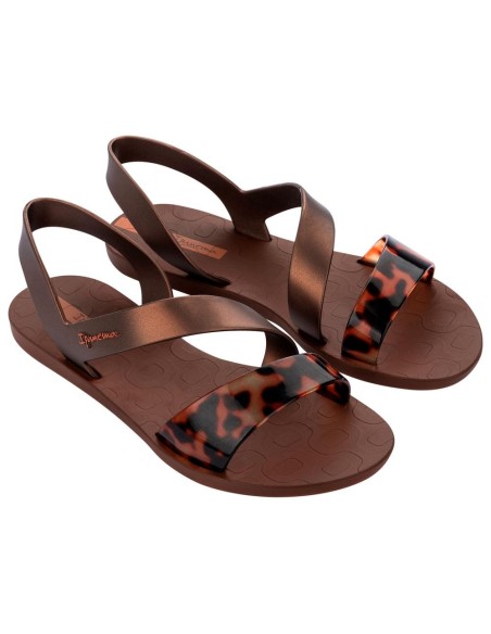 CHANCLA IPANEMA VIBE SANDAL FEM Marrón CHANCLA IPANEMA VIBE SANDAL FEM Marrón
