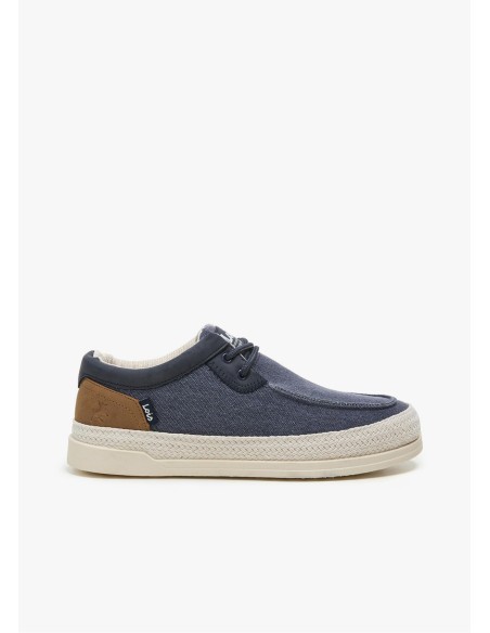 Bambas Yute Wallabe Cordones azul LOIS