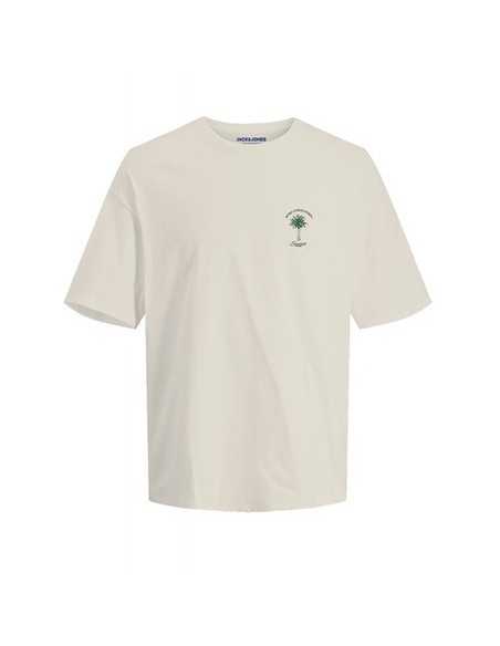 CAMISETA JORVALLEY TEE SS CREW NECK TG LN Antique White PALM CAMISETA JORVALLEY TEE SS CREW NECK TG LN Antique White PALM