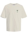 CAMISETA JORVALLEY TEE SS CREW NECK TG LN Antique White PALM